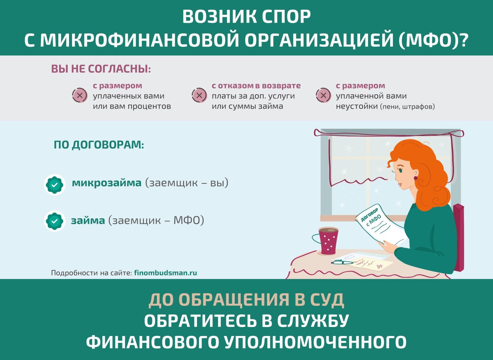 Решение спора с микрофинансовой организацией без суда Решение спора с микрофинансовой организацией без суда